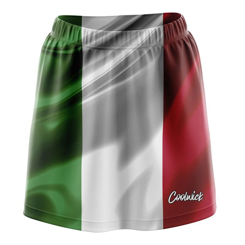 Italian Flag CoolWick Bowling Skort