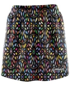 Kaleidoscope Black CoolWick Bowling Skort
