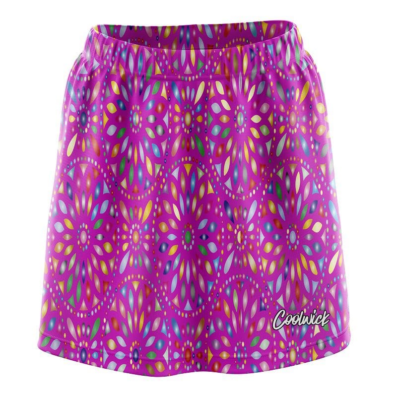 Kaleidoscope Pink CoolWick Bowling Skort