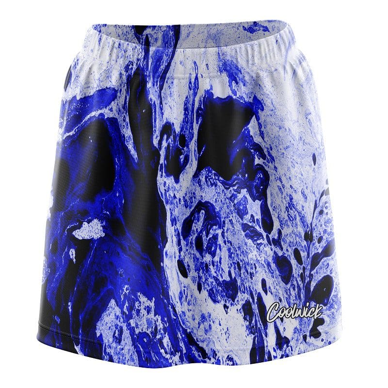 Marble Blue CoolWick Bowling Skort