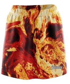 Marble Orange CoolWick Bowling Skort