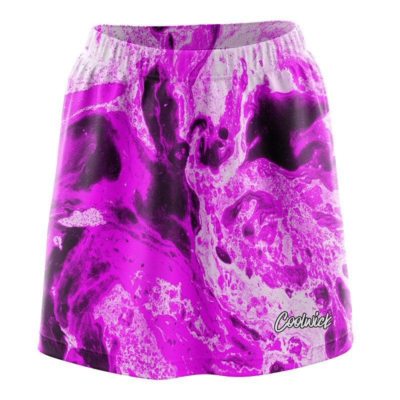 Marble Pink CoolWick Bowling Skort
