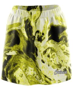 Marble Yellow CoolWick Bowling Skort