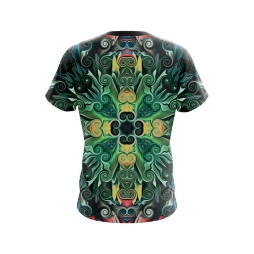 Plain Mosaic Bloom CoolWick Bowling Jersey - Image 2