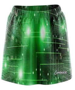 Motherboard Lime CoolWick Bowling Skort