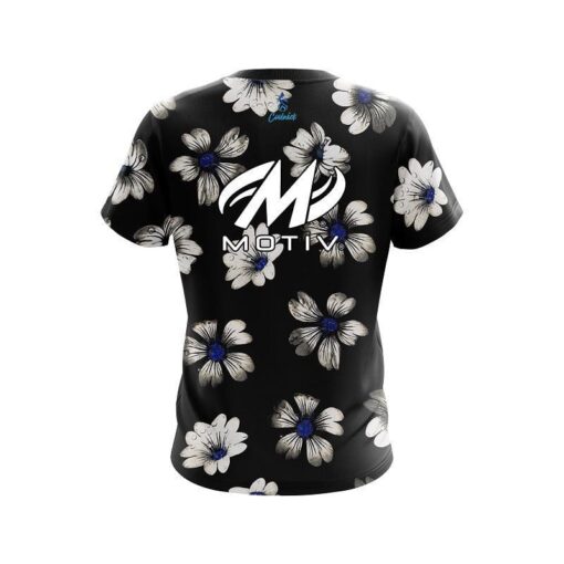 Motiv Daisy Blue CoolWick Bowling Jersey - Image 2