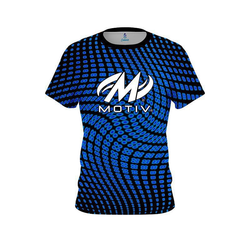 Motiv Dyanamic Flux Blue CoolWick Bowling Jersey