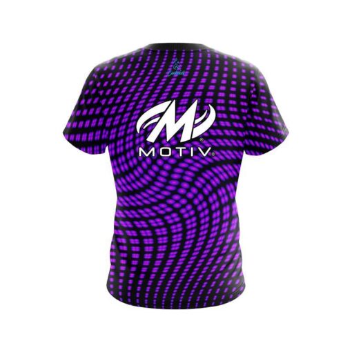 Motiv Dyanamic Flux Purple CoolWick Bowling Jersey - Image 2