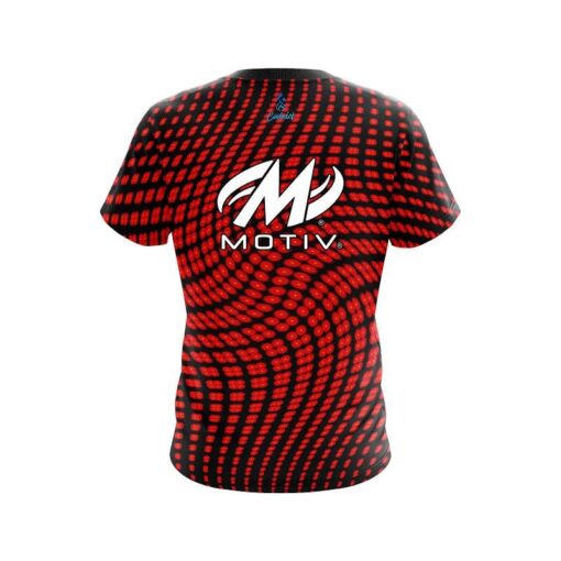 Motiv Dyanamic Flux Red CoolWick Bowling Jersey - Image 2