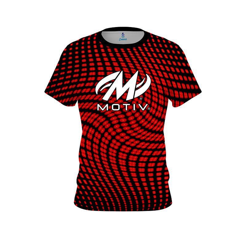 Motiv Dyanamic Flux Red CoolWick Bowling Jersey