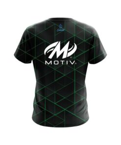 Alternative view of Motiv Geo Green CoolWick Bowling Jersey