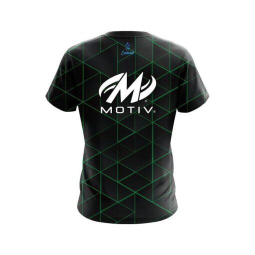 Motiv Geo Green CoolWick Bowling Jersey - Image 2