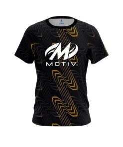 Motiv Halftone Extreme Yellow CoolWick Bowling Jersey