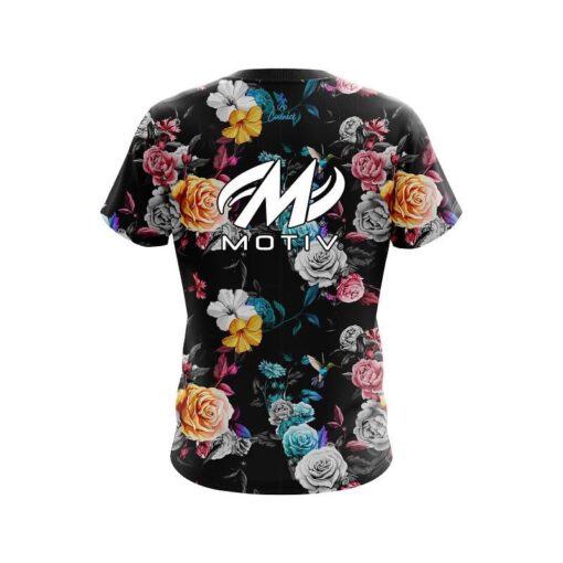 Motiv Hummingbird Watercolor Art CoolWick Bowling Jersey - Image 2