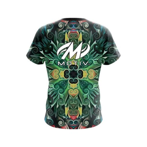 Motiv Mosaic Bloom CoolWick Bowling Jersey - Image 2