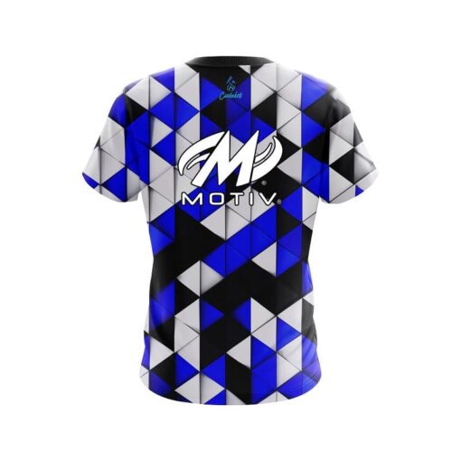 Motiv Prism Blue CoolWick Bowling Jersey - Image 2
