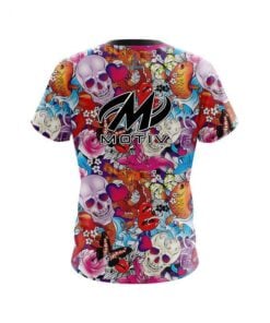 Alternative view of Motiv Skull Love CoolWick Bowling Jersey