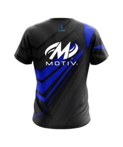 Alternative view of Motiv Steaming Dynamic Blue CoolWick Bowling Jersey