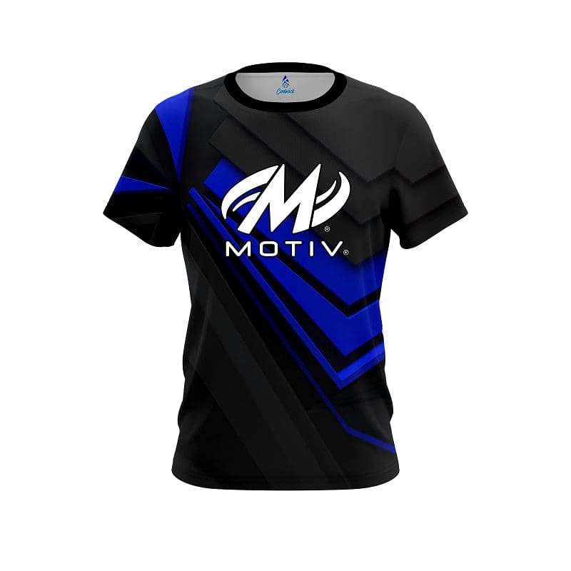 Motiv Steaming Dynamic Blue CoolWick Bowling Jersey