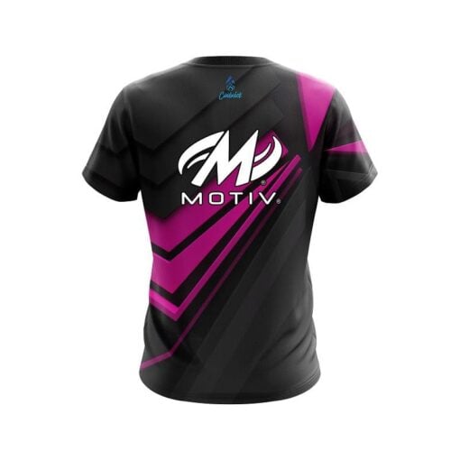Motiv Steaming Dynamic Pink CoolWick Bowling Jersey - Image 2