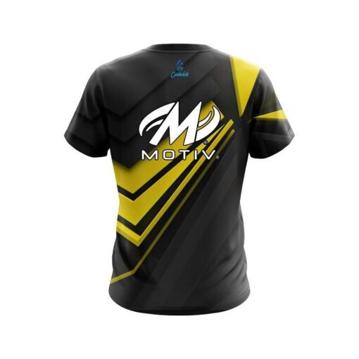 Motiv Steaming Dynamic Yellow CoolWick Bowling Jersey - Image 2