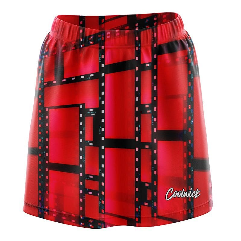 Movie Reel Red CoolWick Bowling Skort