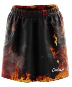 Orange Flame CoolWick Bowling Skort