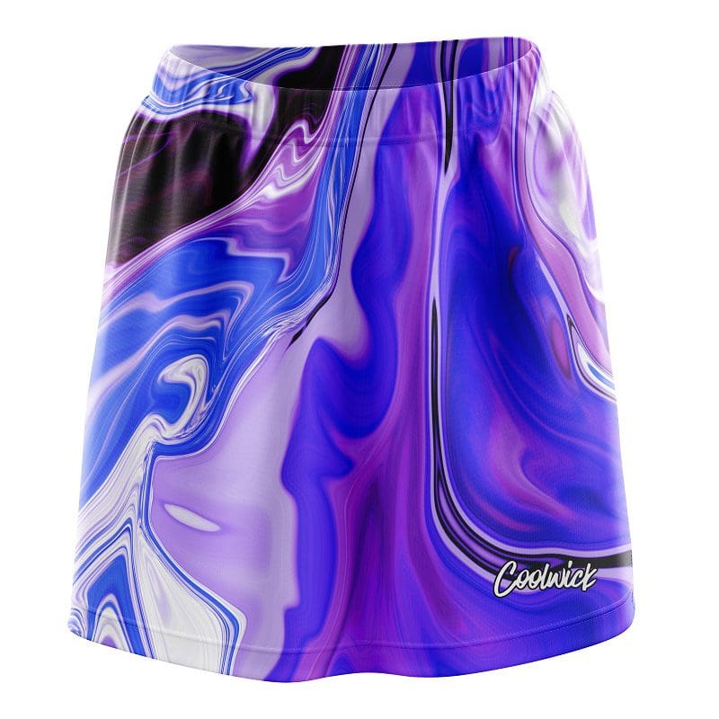 Paint Swirls CoolWick Bowling Skort