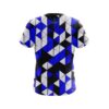 Plain Prism Blue CoolWick Bowling Jersey - Image 2
