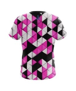 Alternative view of Plain Prism Pink CoolWick Bowling Jersey