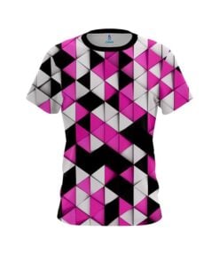 Plain Prism Pink CoolWick Bowling Jersey