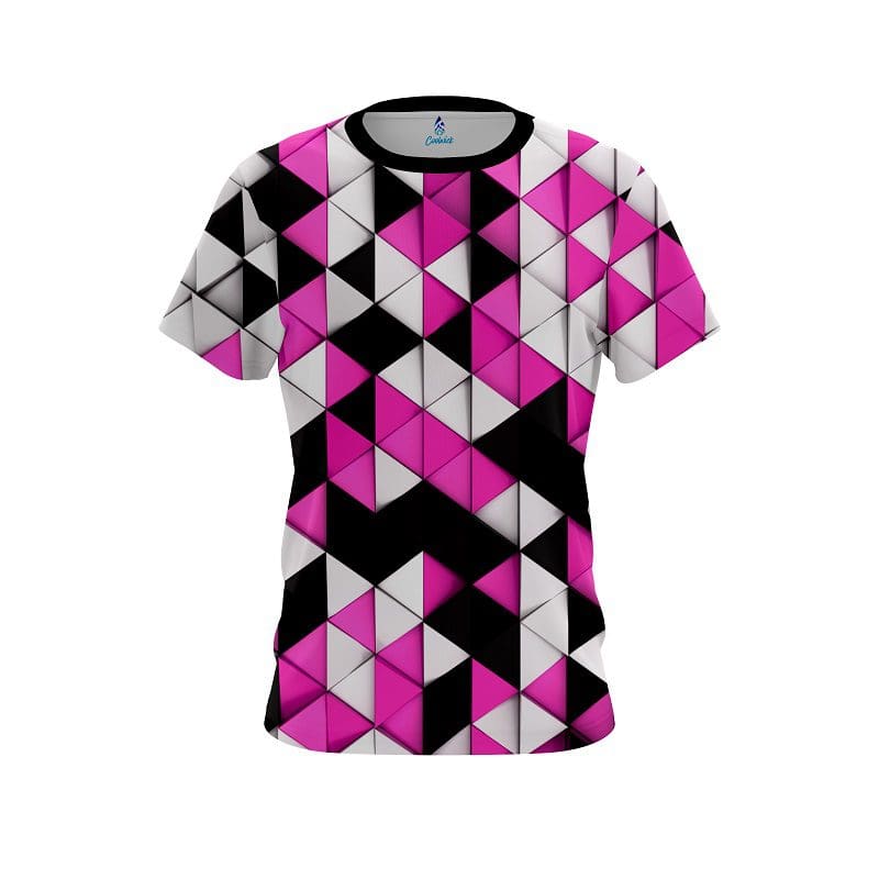Plain Prism Pink CoolWick Bowling Jersey