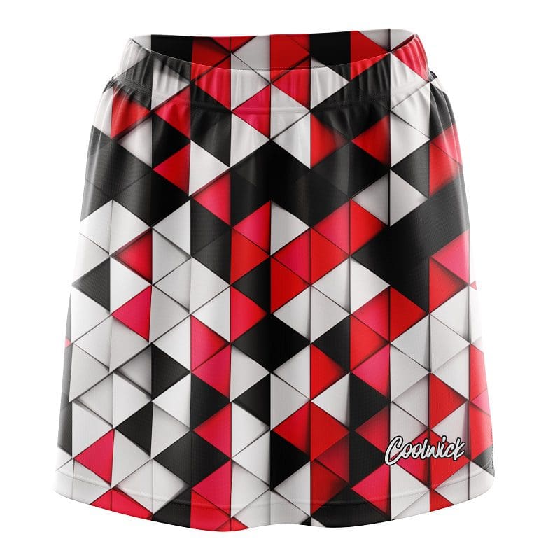 Prism Red CoolWick Bowling Skort