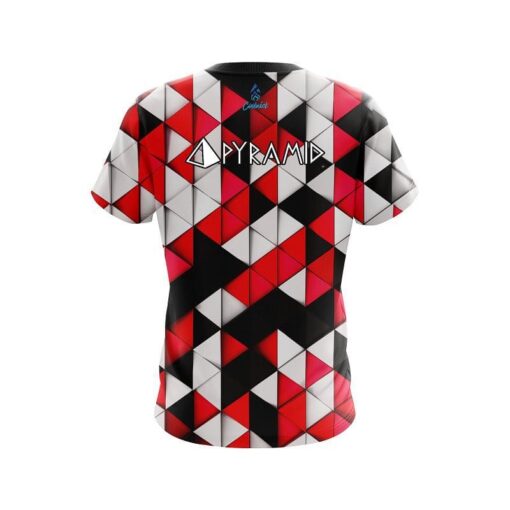 Pyramid Prism Red CoolWick Bowling Jersey - Image 2
