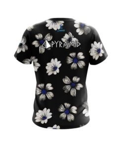 Alternative view of Pyramid Daisy Blue CoolWick Bowling Jersey