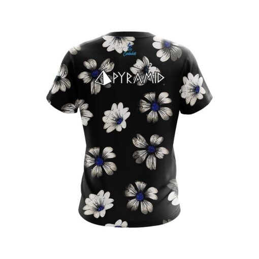 Pyramid Daisy Blue CoolWick Bowling Jersey - Image 2