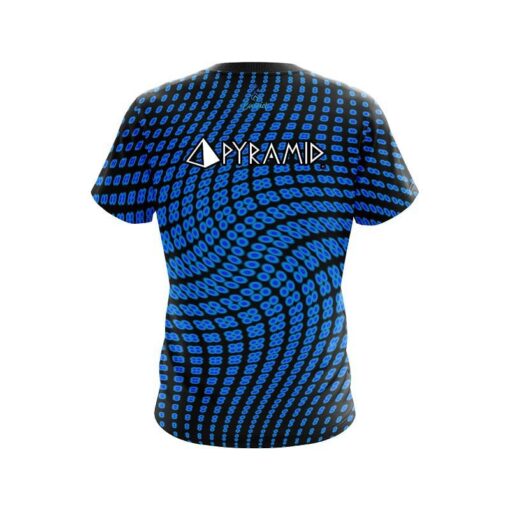 Pyramid Dyanamic Flux Blue CoolWick Bowling Jersey - Image 2