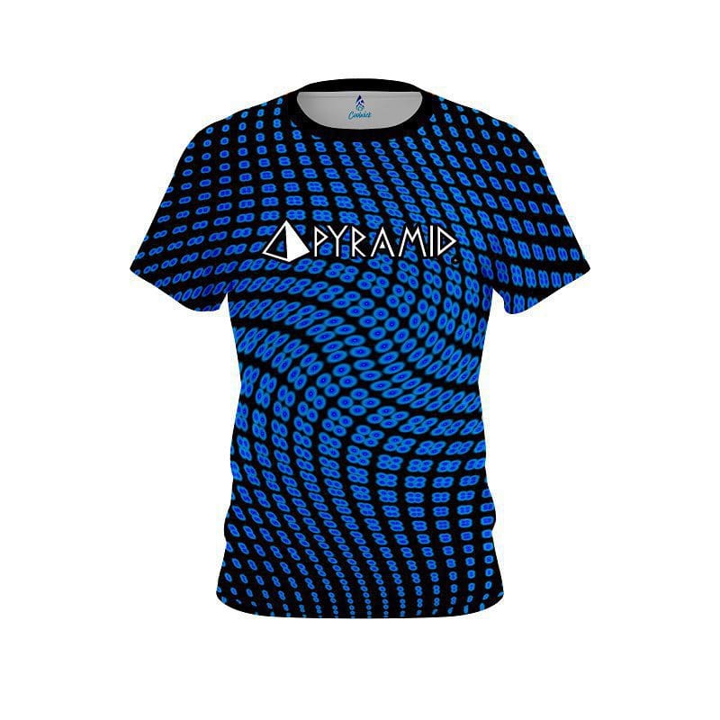 Pyramid Dyanamic Flux Blue CoolWick Bowling Jersey