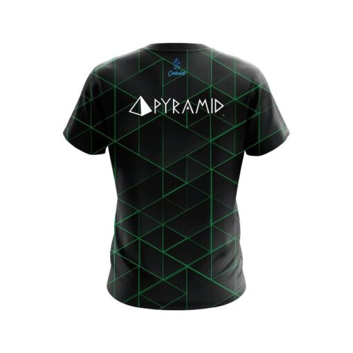 Pyramid Geo Green CoolWick Bowling Jersey - Image 2
