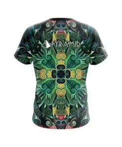 Alternative view of Pyramid Mosaic Bloom CoolWick Bowling Jersey