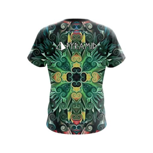 Pyramid Mosaic Bloom CoolWick Bowling Jersey - Image 2