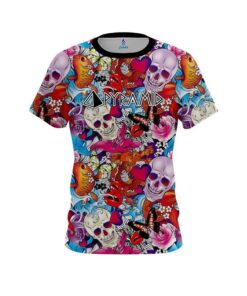 Pyramid Skull Love CoolWick Bowling Jersey