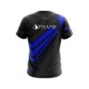 Pyramid Steaming Dynamic Blue CoolWick Bowling Jersey - Image 2