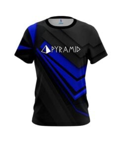 Pyramid Steaming Dynamic Blue CoolWick Bowling Jersey