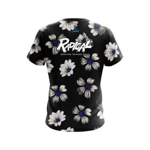 Radical Daisy Blue CoolWick Bowling Jersey - Image 2