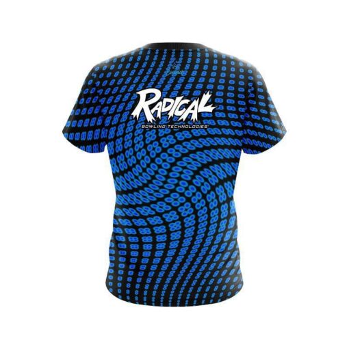 Radical Dyanamic Flux Blue CoolWick Bowling Jersey - Image 2