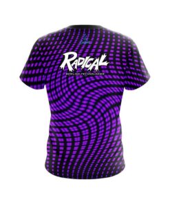 Alternative view of Radical Dyanamic Flux Purple CoolWick Bowling Jersey