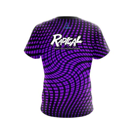 Radical Dyanamic Flux Purple CoolWick Bowling Jersey - Image 2