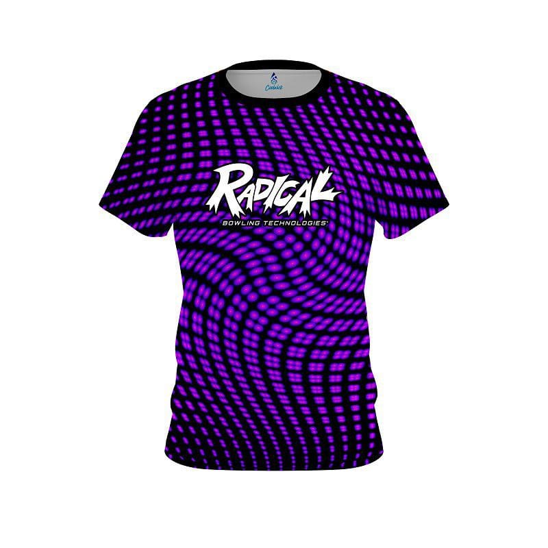 Radical Dyanamic Flux Purple CoolWick Bowling Jersey
