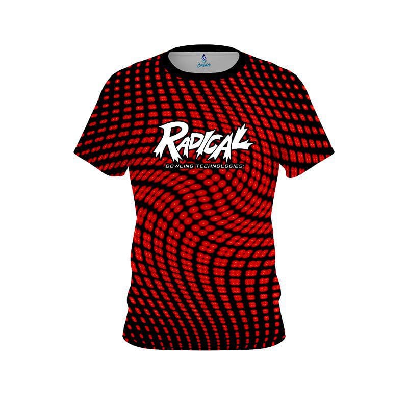 Radical Dyanamic Flux Red CoolWick Bowling Jersey